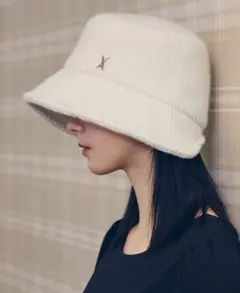 VARZAR ホワイト バケットハット タグ付き