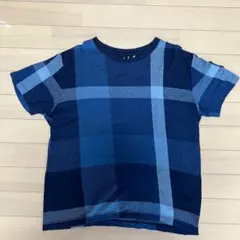 BLACK LABEL CRESTBRIDGE チェック柄 Tシャツ ブルーのサムネイル