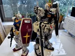 完成品！PG 1/60 νガンダムとPG ガンダム RX-78-2のサムネイル