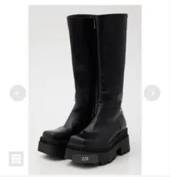 SLY SQUARE TOE CHUNKY KNEE ブーツのサムネイル