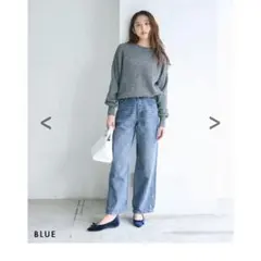 ストレートバギーデニム