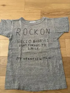 DENIM DUNGAREE ROCK ON Tシャツ 130cm