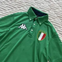 Kappa カッパ　半袖ポロシャツ　メンズ　ゴルフ　グリーン