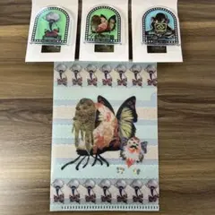 ダイソー まどかマギカ 魔女 アクリルクリップ クリアファイル セット