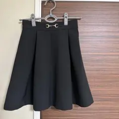 美品　ブラックフレアスカート ミニ