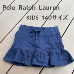 ラルフローレン　スカート　ワンポイント刺繍ロゴ　ネイビー　ポケット付き