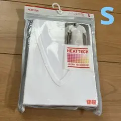 UNIQLO ヒートテック VネックT 半袖 ホワイト S