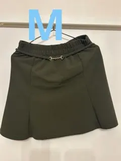 オリーブグリーン ミニスカート Mサイズのサムネイル