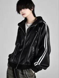 OP ナイロンジャケット ブラック y2k opium - メルカリ