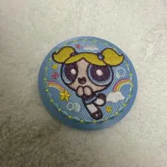 【お年玉価格】バブルス 刺繍デザイン 缶バッジ