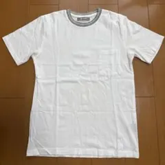 nano universe ホワイト 半袖Tシャツ