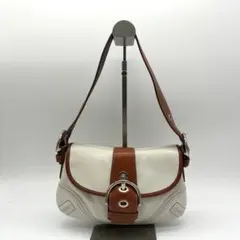 COACH コーチ ワンショルダーバッグ レザー ソーホー ホワイト
