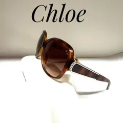 Chloe クロエ サングラス ラインストーン CE612SR ケース付ブラウンのサムネイル