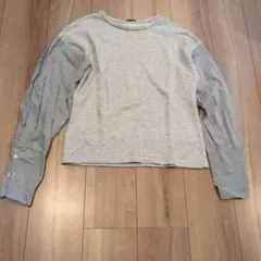 異素材長袖カットソー　ZARA