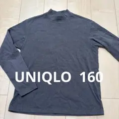 UNIQLO 유니클로 긴팔 컷소우 하이넥 그레이 키즈 160