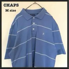 【希少】チャップスラルフローレン ポロシャツ 90s古着 刺繍 ボーダー Y2K