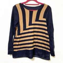 ジェーンモア　オンワード樫山　カットソー　ボーダー　L