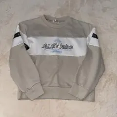 ALGY labo トレーナー ベージュ/ホワイト　サイズ140