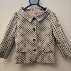 Lois CRAYONロイスクレヨンドット柄 ジャケット 七分袖 M 日本製のサムネイル