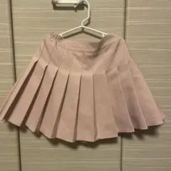 プリーツスカート　140 ピンク