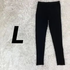 レギンス スパッツ ブラック M〜L 綿混　レディースのサムネイル