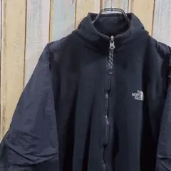 6-293☆ノースフェイス☆フリースジャケット☆刺繍ロゴ☆ウィンドストッパー