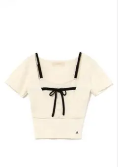 andmary Alma cachecoeur tops アンドマリー 半袖 - メルカリ