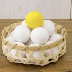 サリュ　木製月見団子