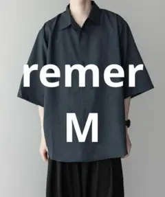 remer リネンオーバーシャツ 青 M 春夏 ルーズのサムネイル