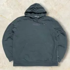 プーマ センターロゴ刺繍 スウェットパーカー プルオーバー メンズM