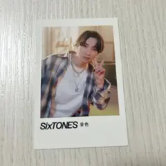 SixTONES 音色 初回盤B 特典 ポラロイド風カード 田中樹 - メルカリ