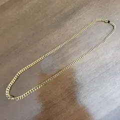 ゴールド色 　チェーンネックレス 　　　約60cm 　　　真ん中太い