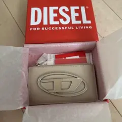 DIESEL ベージュ 二つ折り財布