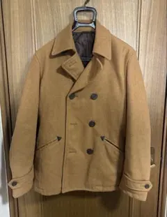 お値下げ　GU ブラウン ピーコート 中綿あり