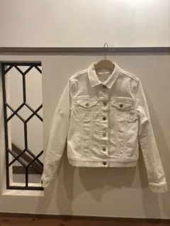 H&M キッズ ホワイトデニムジャケット（Gジャン）146cm ユニセックス