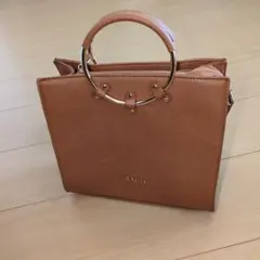 D.KELLY　ショルダーバッグ　ハンドバッグ　2way　ブラウン