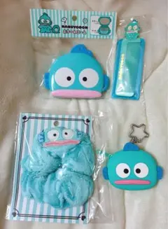 サンリオ ハンギョドン ミラー コーム くし シュシュ ポーチ 4つセット