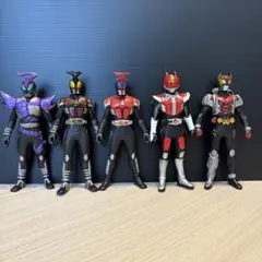 【ソフビ 】ライダーヒーローシリーズ　仮面ライダー6体　セット　約18cm