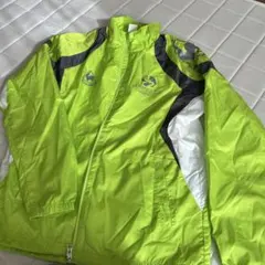 le coq sportif 蛍光グリーン ウィンドブレーカー Lサイズ