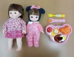 ぽぽちゃん レミンちゃん 本体 お人形 メルちゃんキッズプレート まとめ売り