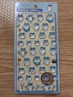 ①　ちいかわ　ハチワレ　ボンボンドロップ風シール　 海外製