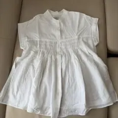 ユナイテッドアローズ　グリーンレーベル　半袖ブラウス