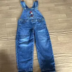 babyGap ディズニー ミニーマウス ウォッシュウェルデニム オーバーオール