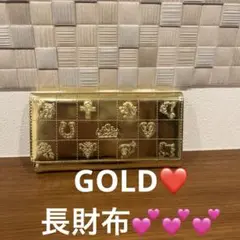 長財布　GOLD 金運