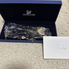 【レア物新品未使用】スワロフスキー蝶々★ロングネックレス★