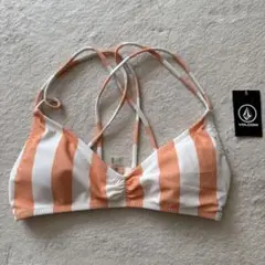 値下げ VOLCOM ストライプ トライアングルブラ