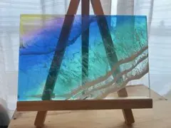 レジンアート　オーシャンアート　グラデーションのサムネイル
