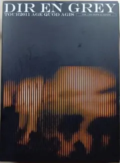【初回盤】DIR EN GREY/TOUR2011 AGE QUOD AGIS