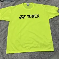 YONEX 蛍光イエロー Tシャツ Lサイズ