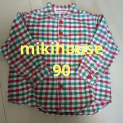 K*す様 MIKIHOUSE チェック柄シャツ